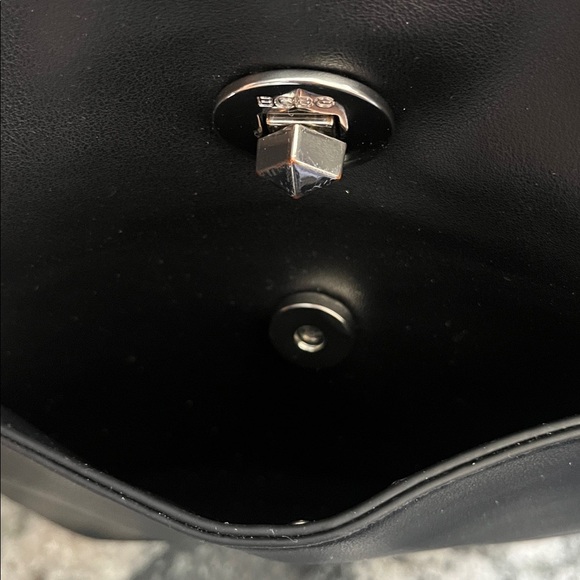 BCBG Black Bucket Bag Formal Business Career, Like New! - Picture 9 of 11